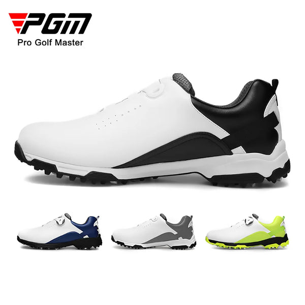 PGM Golf Shoes for Men Waterproof Non Slip and Nail Free Shoes Breathable in Summer XZ143