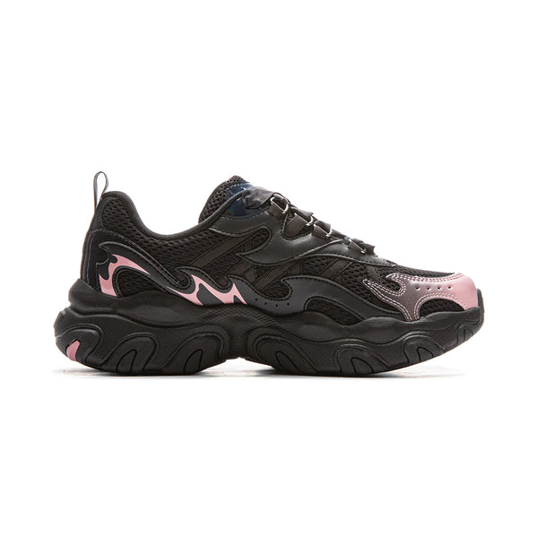 ស្បែកជើង Li-Ning សម្រាប់នារី X-CLAW LITE 3 ទាន់សម័យ មានខ្យល់ចេញចូលបានល្អ កែងក្រាស់ ស្បែកជើងប៉ាតា LiNing បែបបុរាណ ធម្មតា AGCV398
