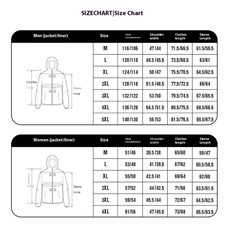 HUMTTO Waterproof Men's Women's Jacket Autumn Winter Keep Warm Camping Hiking Jackets Ladies Jackets Outdoor Windbreaker Coats
