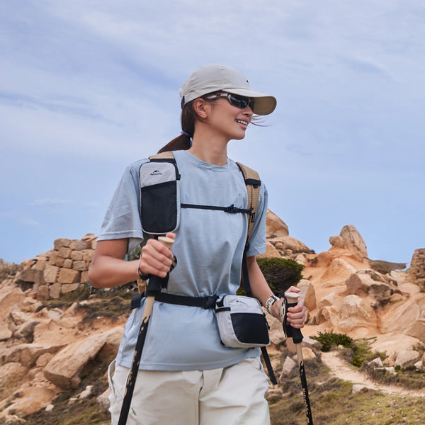 Naturehike Rock Accessory Pack 2L/2.5L Shoulder Bag Waist Bag Belt Bag Water Bottle Pouch Phone Pouch Waterproof Storage Bag
