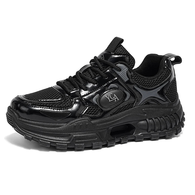 Men's breathable casual shoes four seasons new Thick sole light soft-sole comfort walking shoes fashion outdoor running sneakers