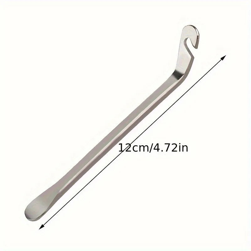 1pc Bicycle Tire Changer Lever, Metal Tire Changer Tool,Professional Repair Bicycle Inner Tire.12cm/4.72inch,for Mountain Bikes.