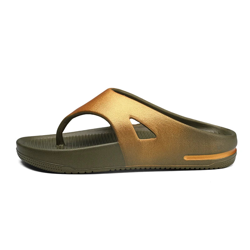 Summer Thick Sole Bottom Platform Flip Flops Men Slippers EVA Soft Beach Slippers Indoor Outdoor Lightweight