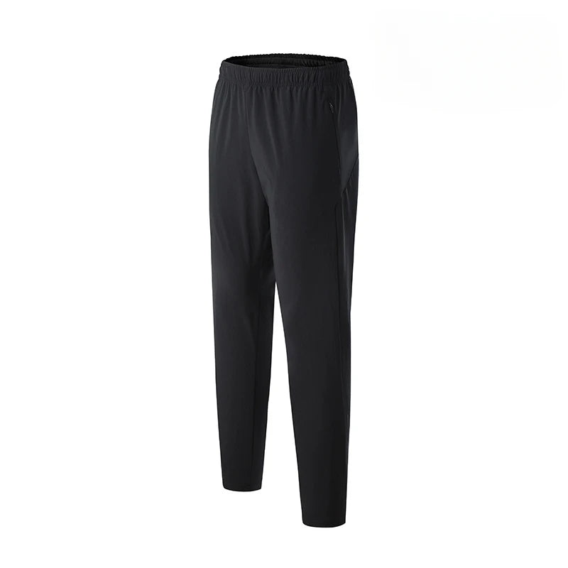 Ω Men's Slim-fit Quick-drying Sports Pants, Thin Ice Silk Outdoor Running Fitness Yoga Leisure Training Long Pants for Summer