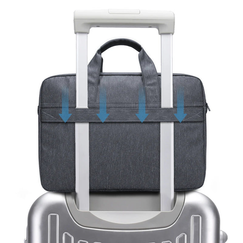 BANGE Laptop Bag Sleeve Case Shoulder HandBag for M3 M4 14 15 15.6 17 inch Macbook Air Pro 13.3 Huawei Dell Notebook Briefcases