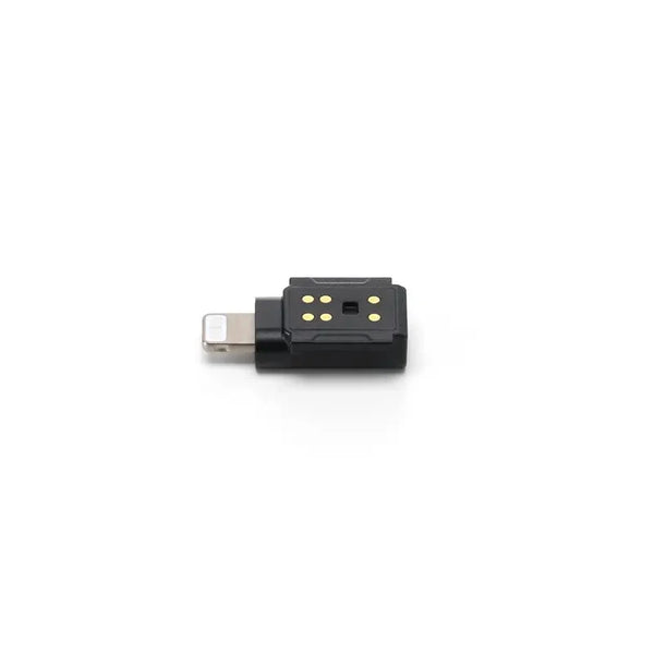 DJI Mic 3 Mobile Phone Adapter (Lightning) to Apple mobile devices with a Lightning port for audio recording