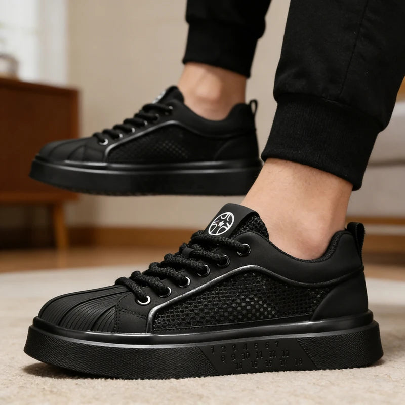 Men's breathable heighten casual shoes thick sole summer new comfort outdoor walking shoes Fashion youth Joker sports board shoe