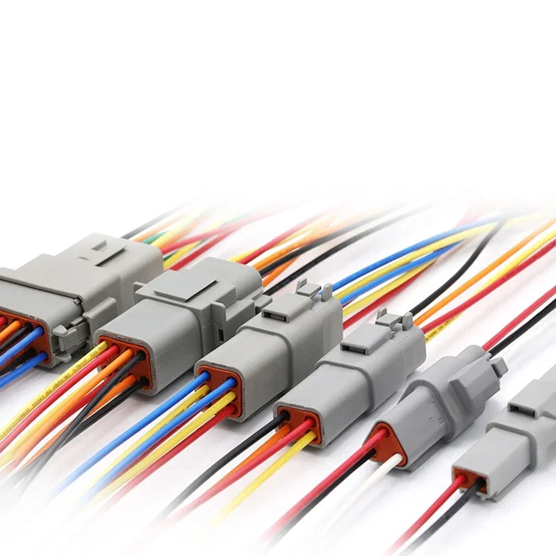 5/10/100 Sets Deutsch Type Connector Male Female Waterproof DT Connectors 2-Pin Dt04-2p Dt06-2s 8202612040,Sealable,2 Position