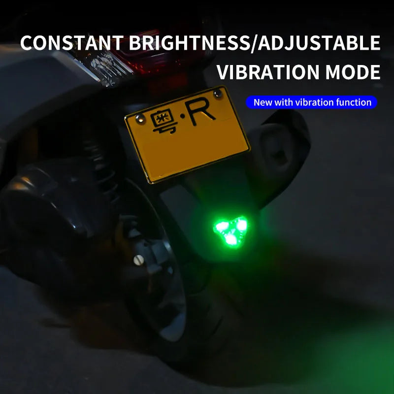 Wireless LED Warning Light Solar Strobe Lights USB Colorful Waterproof Flashing Siganl Lamp Motorcycle Car Motorbike Accessories