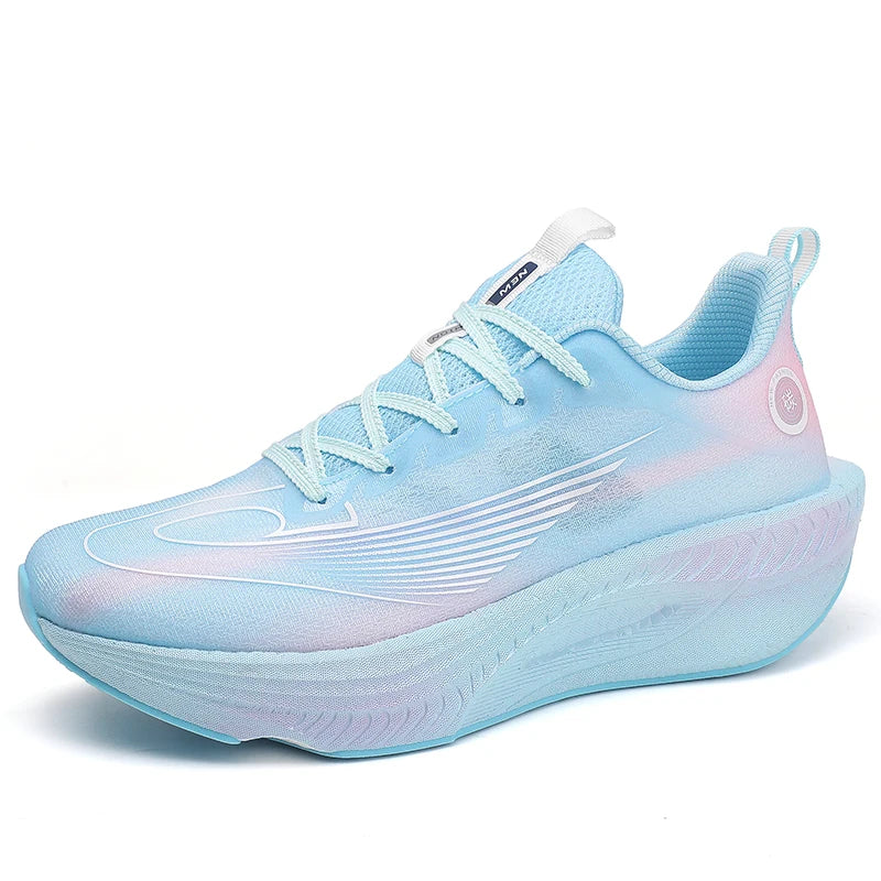 Couple Running Shoes for Men Women Lightweight Breathable Mesh Sports Comfortable Cushioning Anti Slip Fashion Casual Shoes