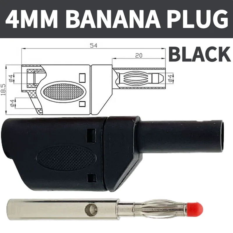 ឌុយចេកចំនួន 20 ដុំ ទំហំ 4mm អាចដាក់ជង់គ្នាបាន 32A HDPE ឧបករណ៍ភ្ជាប់សុវត្ថិភាពដែលមានអ៊ីសូឡង់ ជាមួយនឹងស្នោ និងស្ថានីយផ្គុំសម្រាប់ឧបករណ៍វាស់ចរន្តខ្ពស់