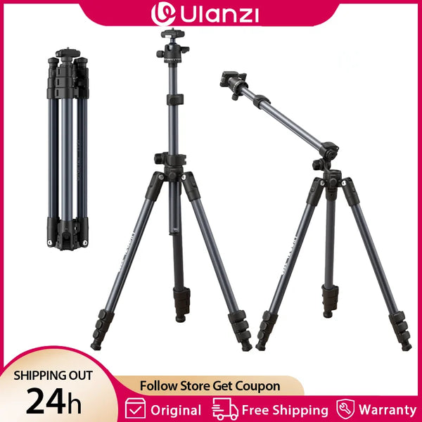 ជើងកាមេរ៉ា Ulanzi TT39 ជើងកាមេរ៉ាបញ្ឈរផ្ដេក 1.75M ជាមួយក្បាលបាល់ 360° UKA គាំទ្រការថតមុំទាប