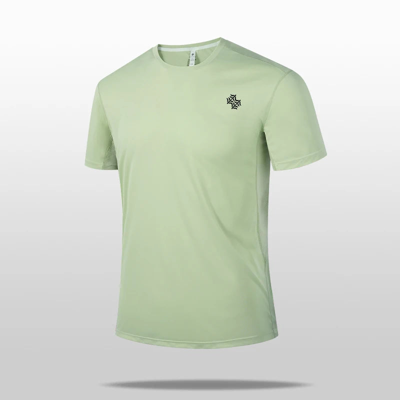 SBWL High Quality Seamless Process Men's Quick-drying Running Shirts Fitness Gym Sports T-shirt Workout Training Muscle Tops