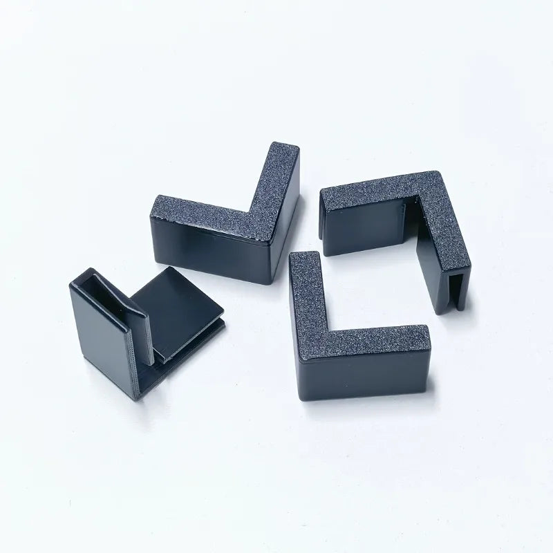 1set/4pcs 3D Printed Carton Corner Right Angle Clips, Corrugated Box Edge Reinforcement Fixing Clamps for Box Reuse Making.