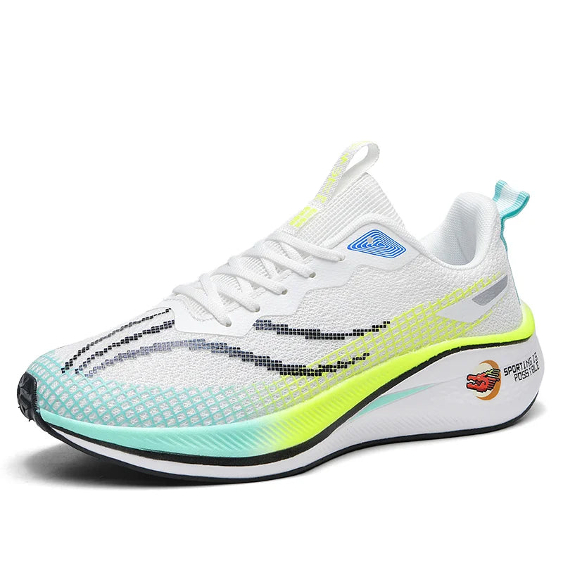 Couples light racing running shoes spring summer new soft sole outdoor casual sports shoes breathable men's women speed sneakers
