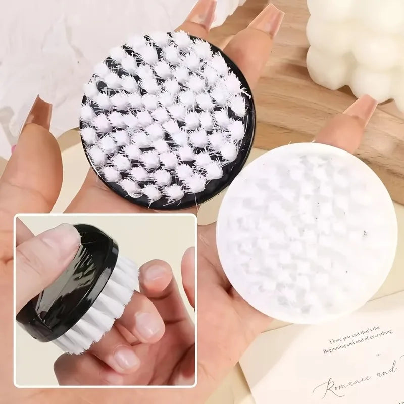1pc Nail Dust Cleaning Brush - Hard Bristles with Ergonomic Design, Suitable for Manicures And Foot Care,Portable Nail Brush.