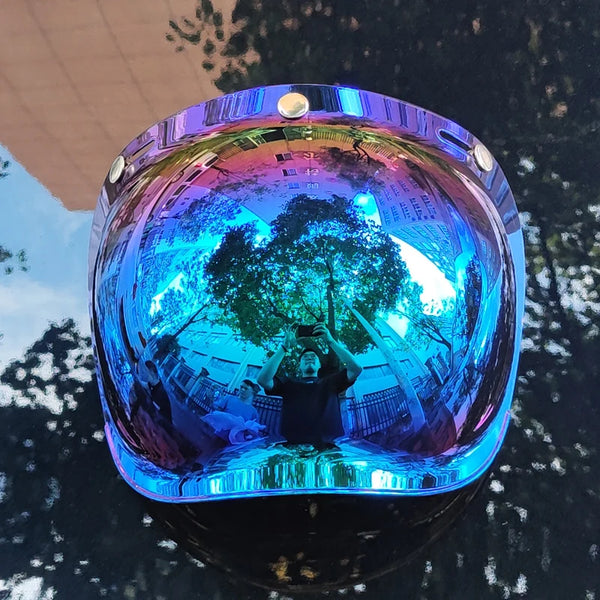 12 colors bubble visor high quality outdoor retro motorcycle helmet sun shield EVO  motorcycle helmet protective shield