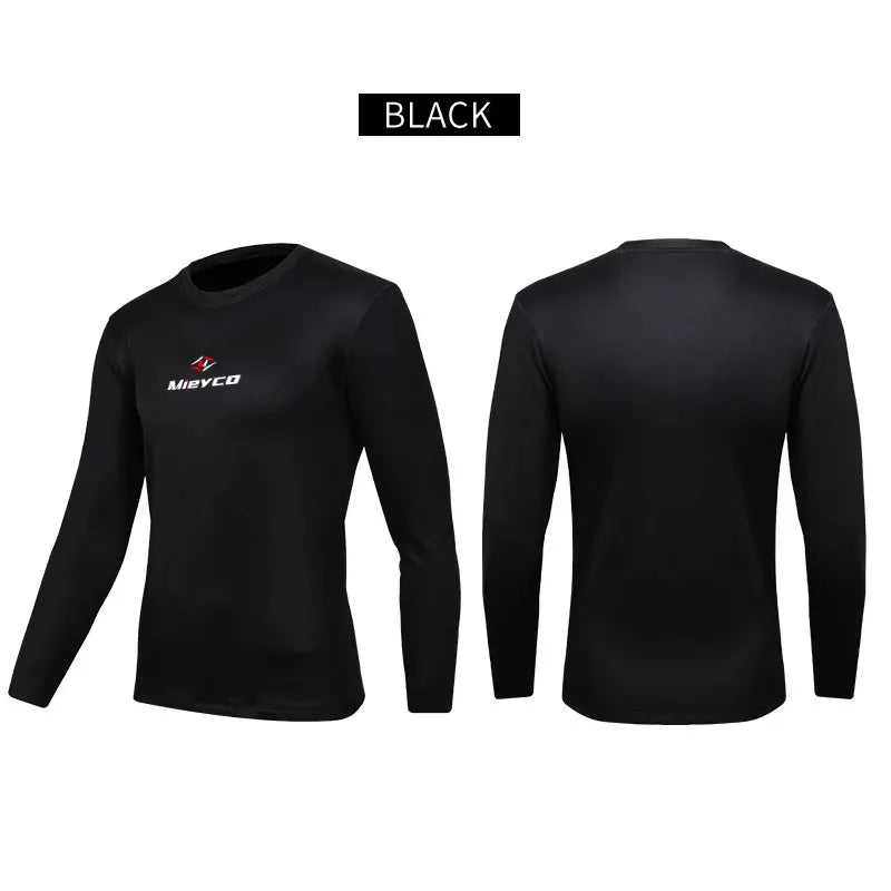 Men's Winter Cycling Base Layer Long Sleeve Thermal Fleece Warm Bike Jersey Road MTB Bicycle Shirt Sportswear