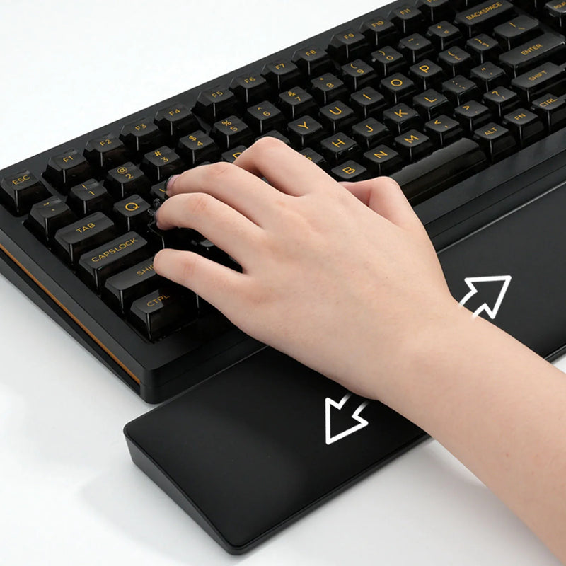 Akko Monsgeek PU Wrist Rest 87/98 Keys Keyboard Wrist Protector Ergonomic Anti-slip Base for Constant Typing & Gaming PC Laptop
