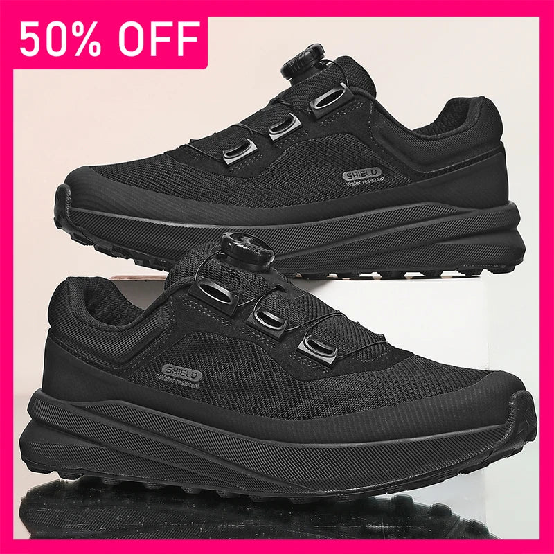 Men Sports Shoes Wear-resistant Breathable Mesh Comfortable Versatile Outdoor Casual Sports Shoes Anti Slip Flat Running Shoes