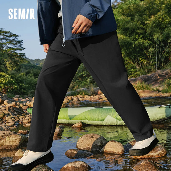 ខោបុរស Semir លាតសន្ធឹង 2026 ចង្កេះយឺត រាងសាជី រចនាប័ទ្មទីក្រុង ធម្មតា ប្រចាំថ្ងៃ ទន់ មានផាសុកភាព ពាក់ប្រចាំថ្ងៃ ទាន់សម័យ អាចបត់បែនបាន