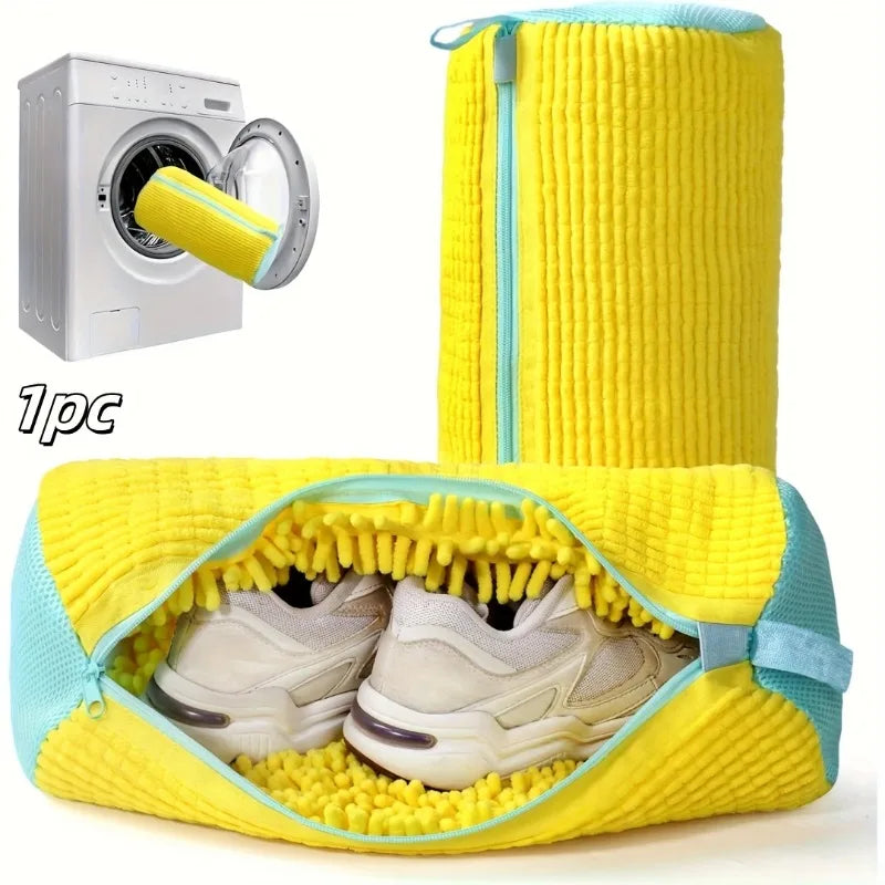 1pc Sneaker Washing Machine Bag, Shoe Washing Bag for Most Shoe Types, Laundry Bags, Used for Washing Machines and Dryers