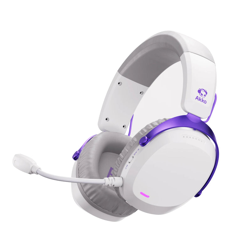 Akko GH300 Headset 7.1 Virtual Surround Sound Ultra-low latency Quad-Mode Wireless Head-mounted Music Esports Gaming Headphones