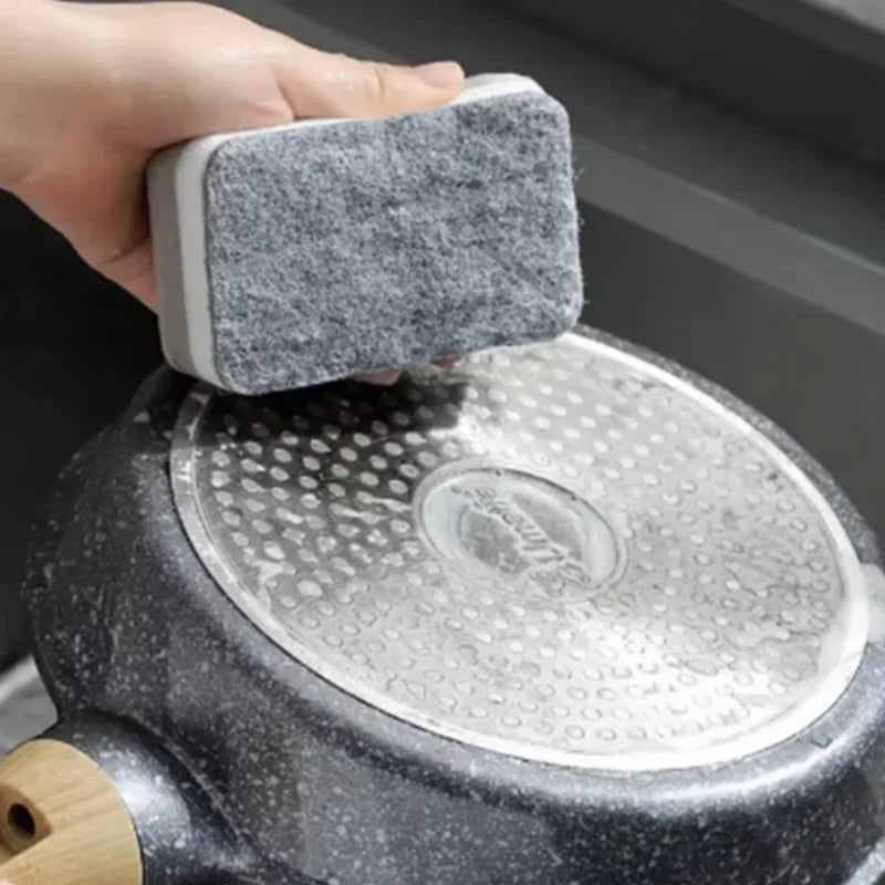 5/10/20 piece double-sided cleaning sponge; pot cleaning and maintenance washing sponge; household grinding pad tool set sponge
