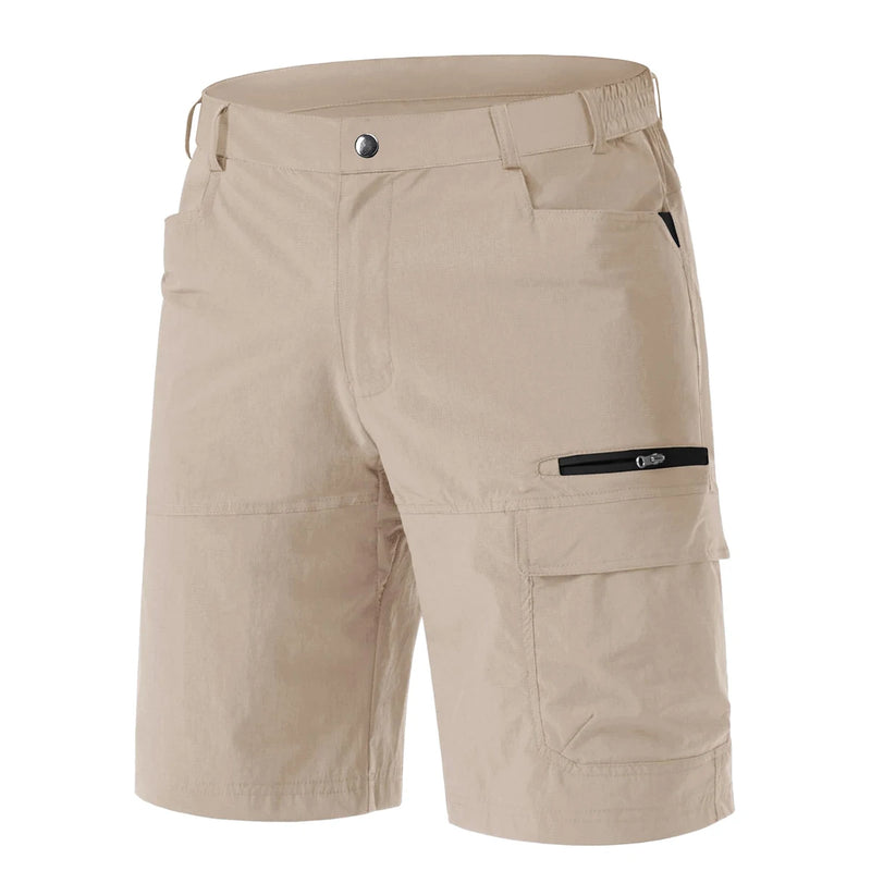 TACVASEN Hiking Cargo Shorts Mens Lightweight Quick-Dry Water-resistant Short Pants with Multiple-pockets Summer Shorts for Men