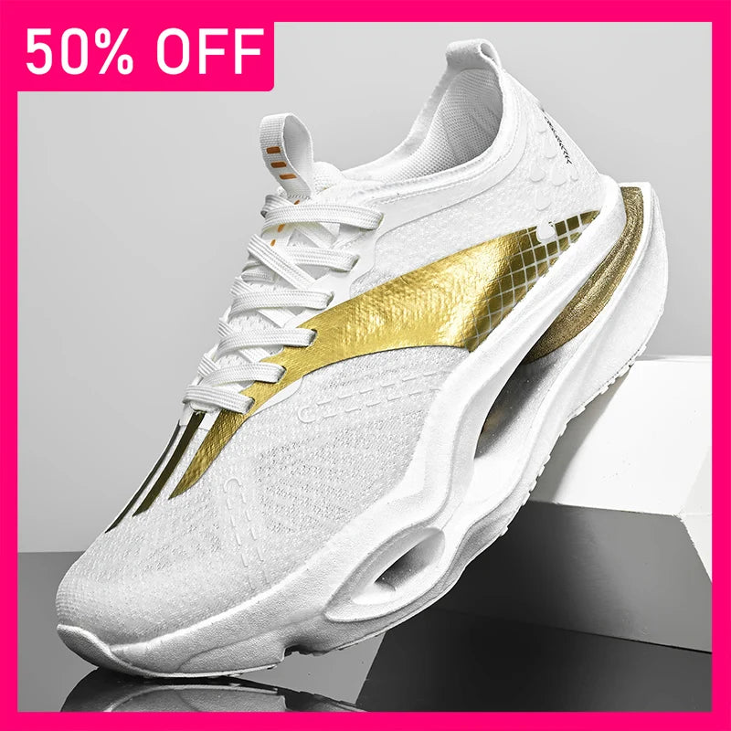 Unisex Sports Shoes Teenagers Outdoor Running Anti Slip Cushioning Professional Racing Training Shoes New Rebound Running Shoes