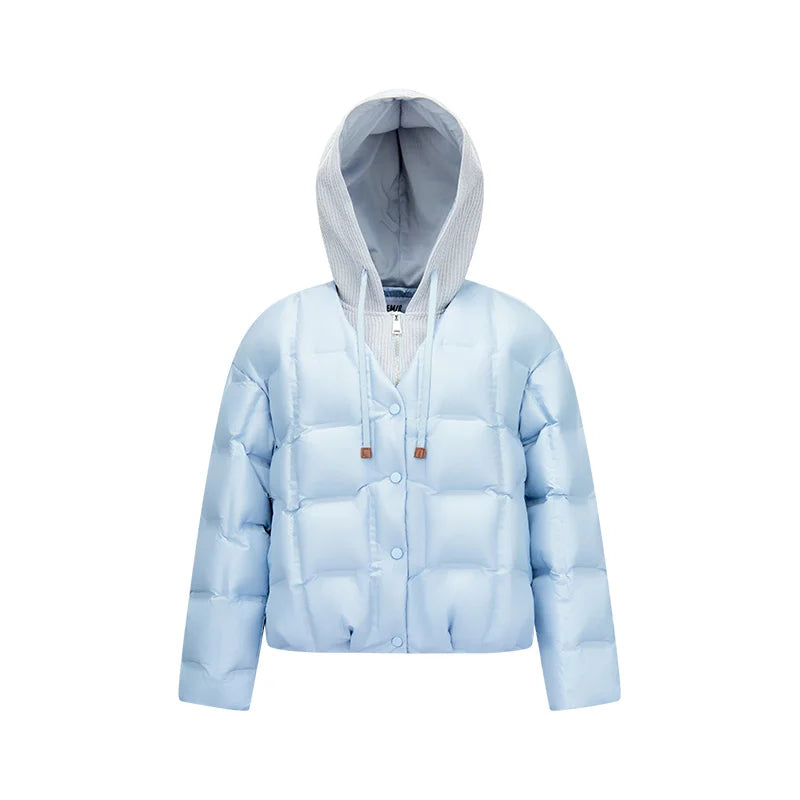 Semir Women Down Jacket 90 Percent Down Fill Layered Look Loose Fit Everyday Style 2026 Winter Cold Weather Outdoor Layer