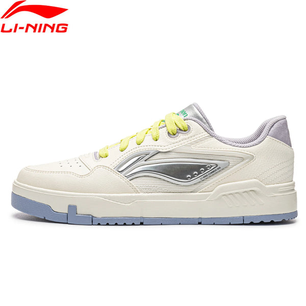ស្បែកជើង Li-Ning ស្ត្រី COMMON 80s Lifestyle ស្បែកជើងកីឡាបែបបុរាណ ងាយស្រួលពាក់ ស្បែកជើងកីឡា LiNing Leisure AGCW038