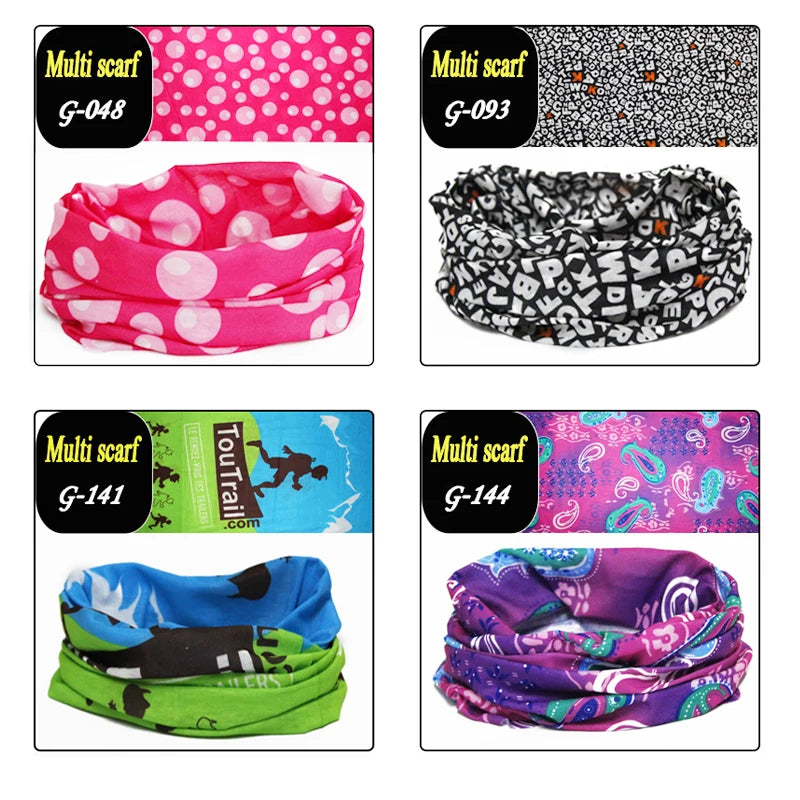 Seamless Neck Gaiter Face Mask Bandana for Men Women Breathable Cycling Fishing Running Headband Scarf Outdoor Sports Cover