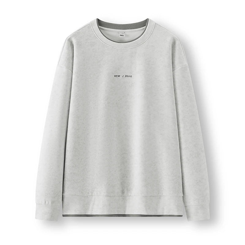 អាវយឺត Semir សម្រាប់បុរស ធ្វើពីរោមចៀម រចនាបថចម្រុះពណ៌ កមូល រលុង ទាន់សម័យ 2026 សម្លៀកបំពាក់ប្រចាំថ្ងៃរដូវរងាថ្មី