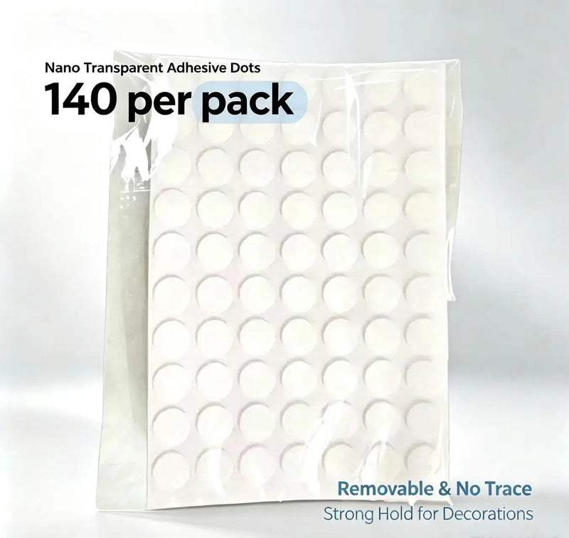 Nano Seamless Transparent Dot Double-Sided Adhesive Stickers Clear Jewelry Foot Ornaments Accessories Fixed Support for Foot Sti