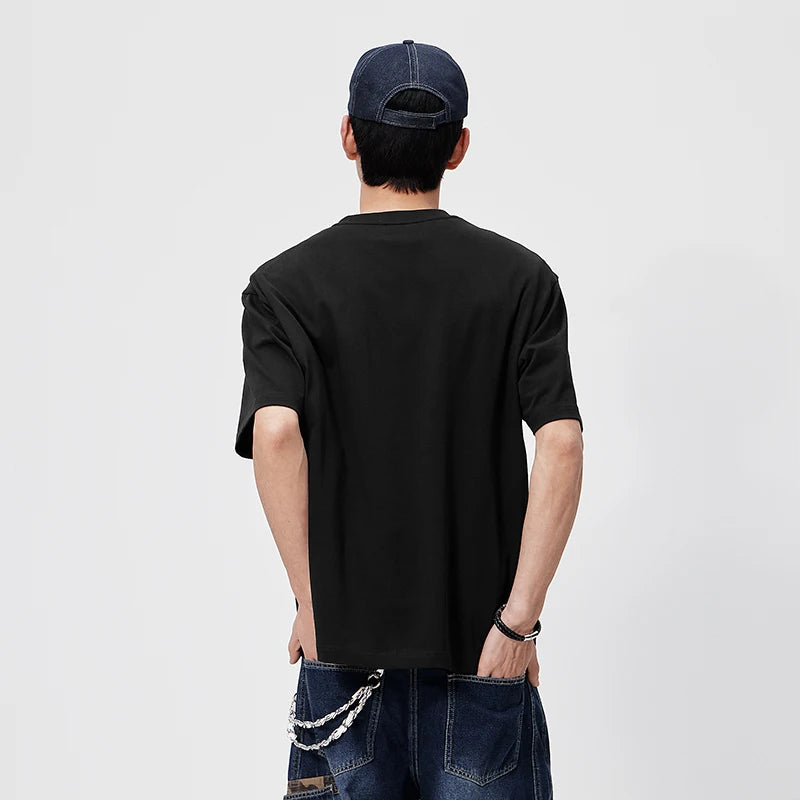 Semir Men Tshirt Cotton Fun Print Knit Short Sleeve 2026 New Arrival Casual Fashion Soft Daily Top Wear