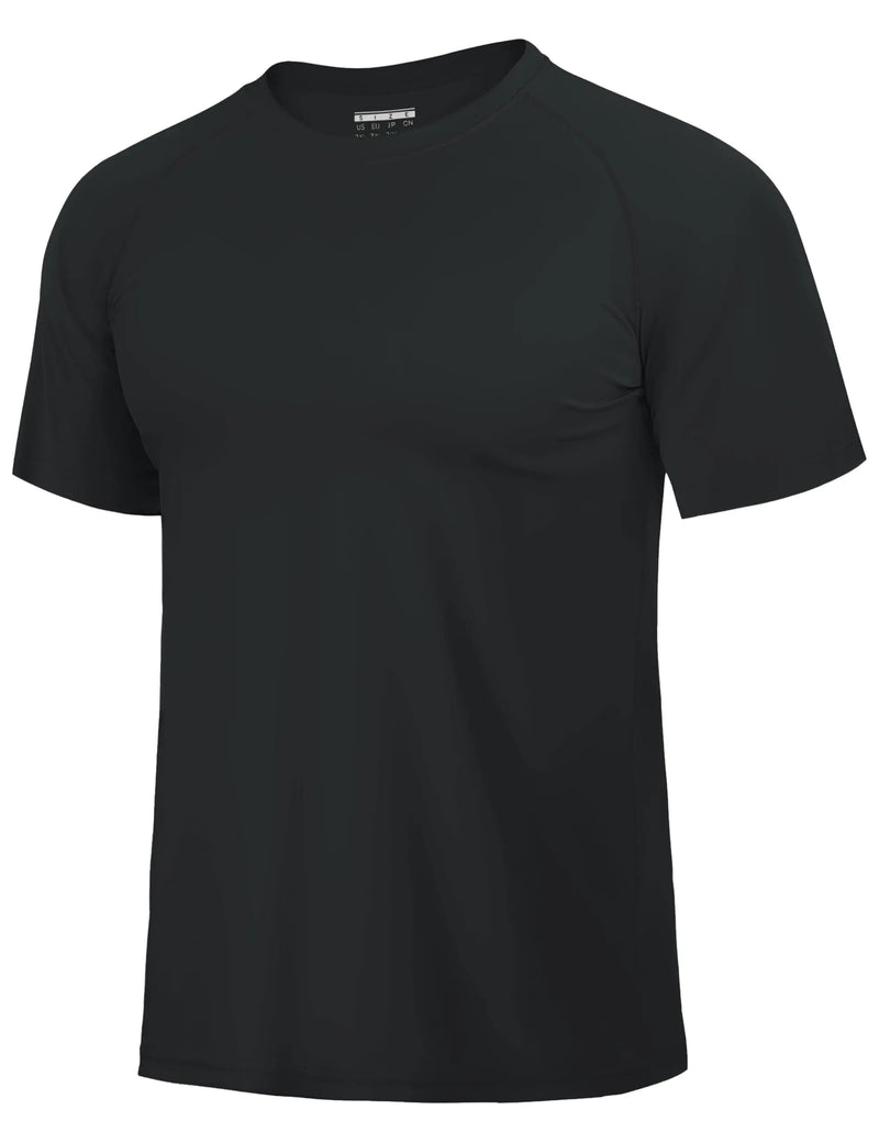 TACVASEN UPF 80+ Sun Protection T-shirts Men's Quick Dry Short Sleeve Athlectic T Shirts Hiking Running Swim T-shirts Tee Tops