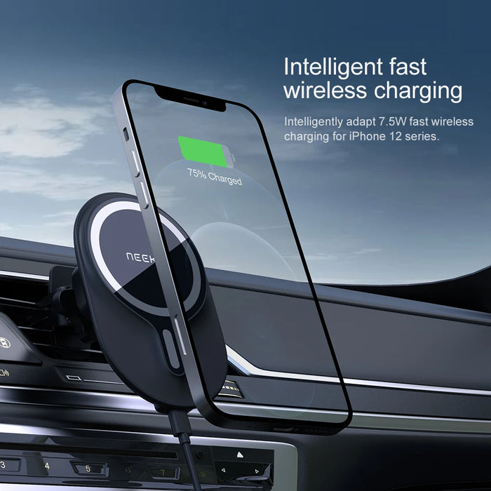 NILLKIN Magnetic Wireless Car Charger Mount for iPhone 13 Pro Max Fast Charging Wireless Charger Car Phone Holder For iPhone 12