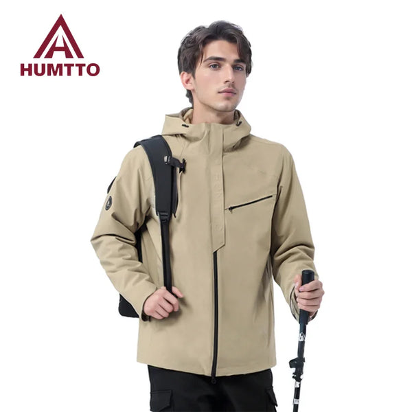 HUMTTO Winter Men's Jacket Autumn Keep Warm Camping Hiking Jackets Waterproof Sports Hunting Jackets Outdoor Windbreaker Coats