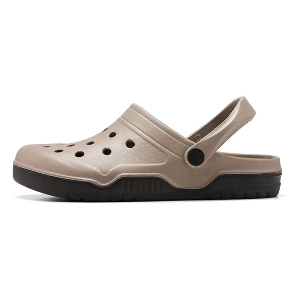 Plus Big Size 50 51 52 53 54 Summer Rubber Sandals Men Clogs Garden Shoes Zuecos Hombre Cholas Man Clog Beach Shoes Wide Foot