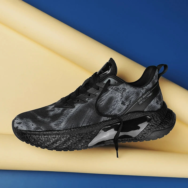 Mens Running Shoes New Fashion Mesh Sneakers Cushioning Fitness Training Outdoor Sports Cofmortable Tennis Shoes for Men