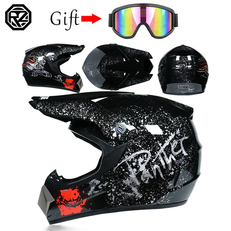 Children and adolescents professional full coverage motorcycle off-road race helmet bike AM DH helmet capacity motocross casso