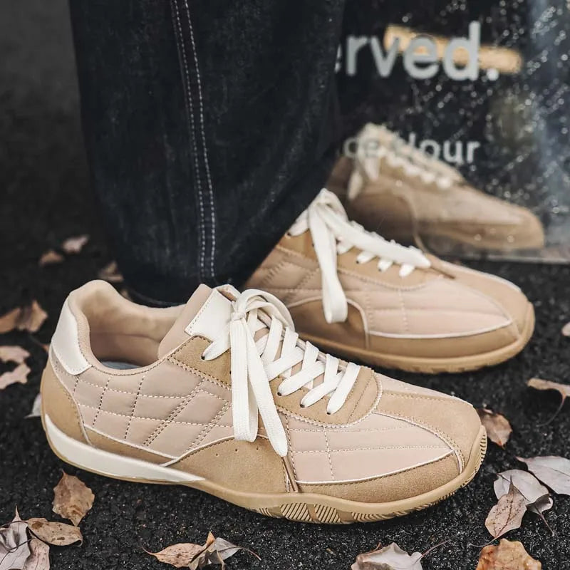 Men's retro casual shoes four seasons fashion tide shoes breathable light soft-sole non-slip comfort outdoor walking board shoes
