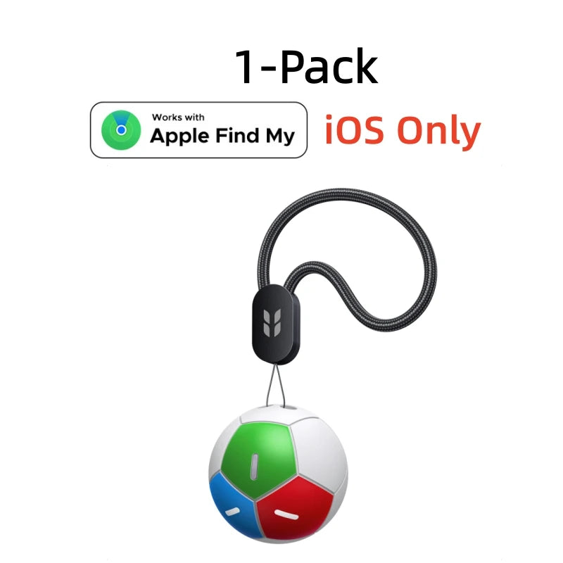 【Soccer-Shaped Design】UGREEN FineTrack Smart Finder Tracker for iOS Apple Find My | 5-Year Battery Life | IP68 Waterproof