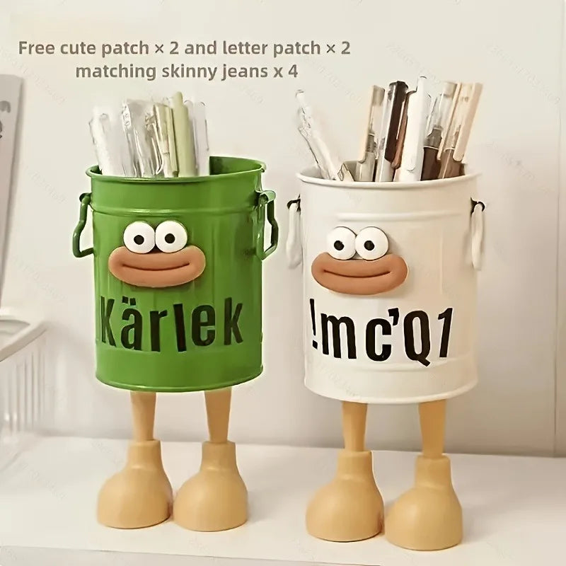 1pcs Cartoon Sausage-Shaped Pen Holders,Home Study Stationery Rack, Desktop Storage Container,Ideal Gift for Home Study Supplies