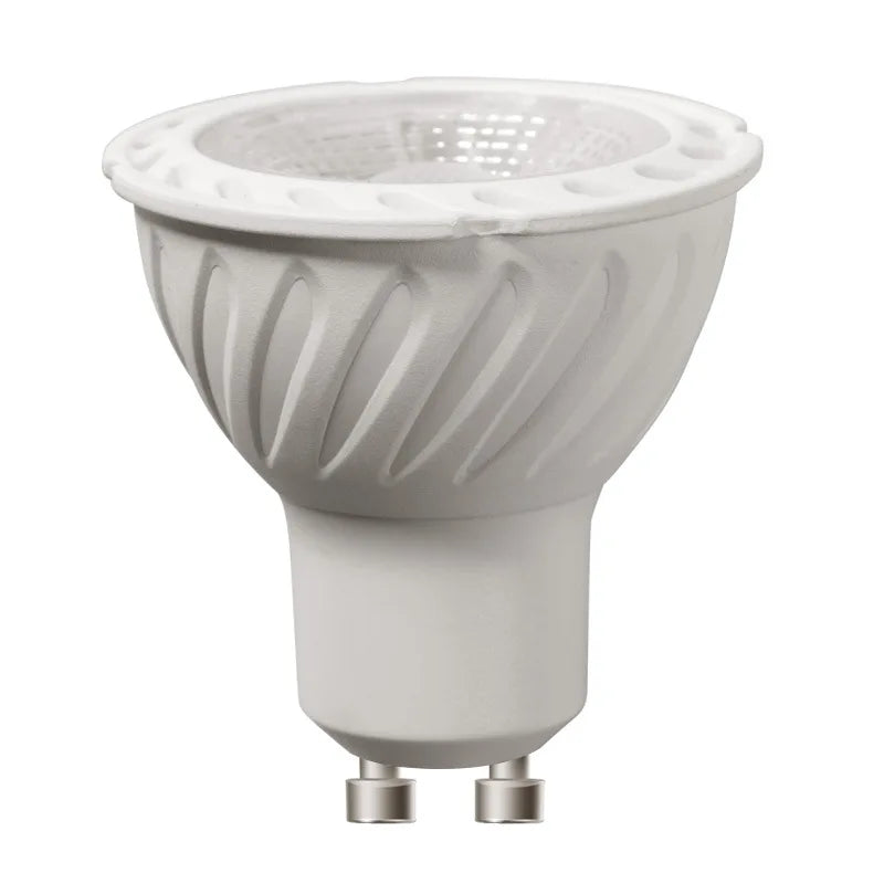 អំពូល LED GU10 1/10 អំពូល 7W 38 ដឺក្រេ ភ្លើង LED គ្មានការភ្លឹបភ្លែតៗ ជំនួសអំពូល LED ហាឡូហ្សែន 50W សម្រាប់ផ្ទះ 3000K 6500K