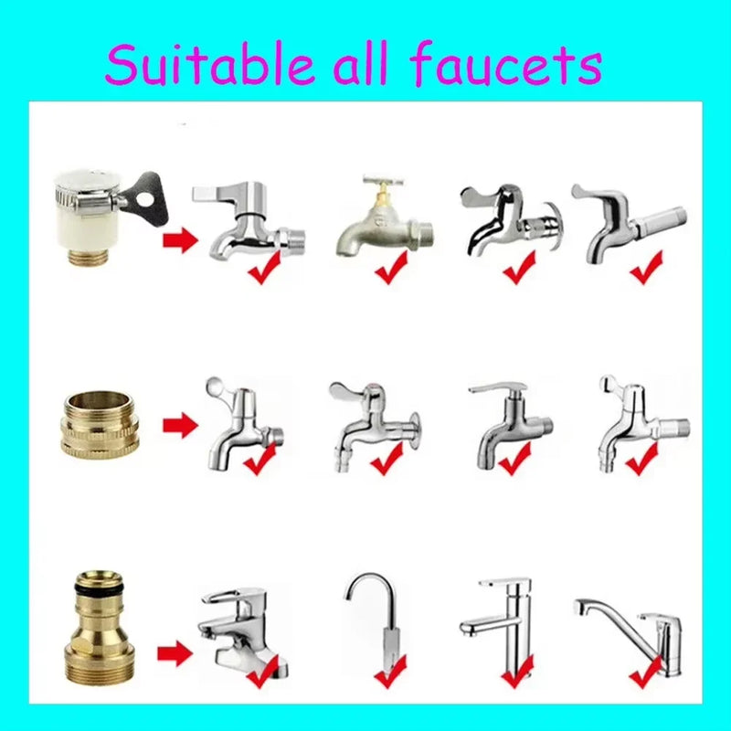 15-23mm Universal Hose Tap Adapters Faucet Tap Connector Garden Water Hose Pipe Fitting Faucet Adapter Watering Garden Tools