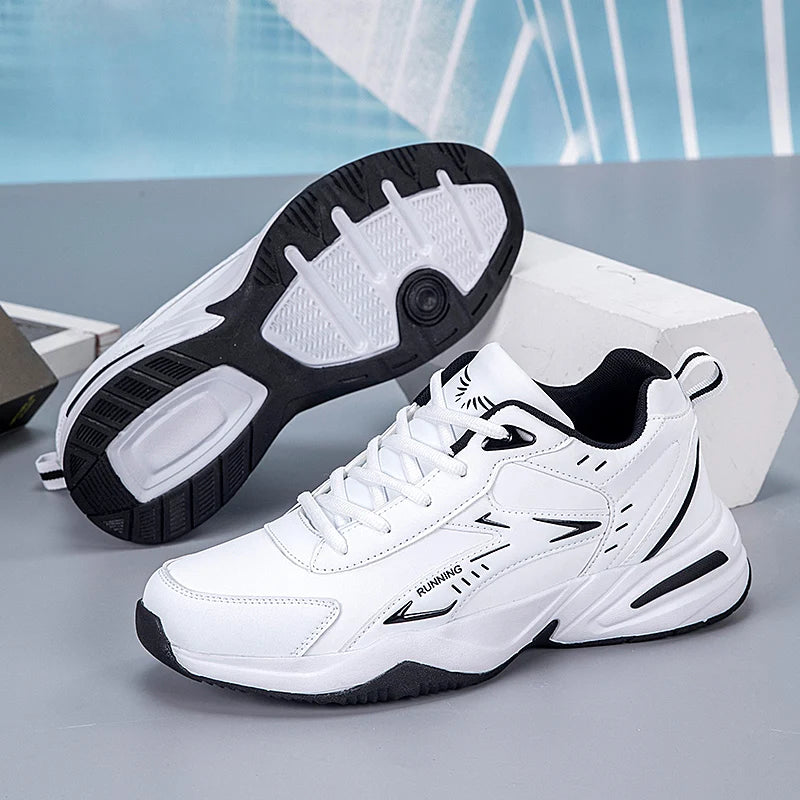 Men's Classic Retro Casual Sports Shoes Four Seasons Soft-Sole Waterproof Outdoor Running Shoes Breathable Light Sneakers 39-48