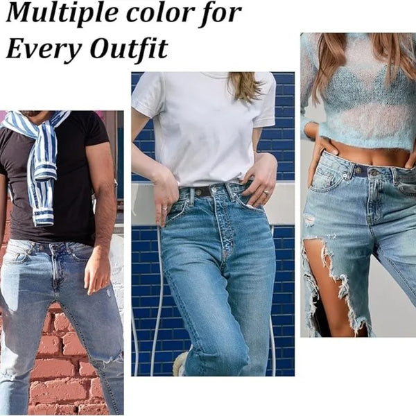2pcs Seamless Jeans Waist Extension Buckle, Adjustable Waist Extender for Men'S And Women'S Jeans, Waist Extender. buttons.
