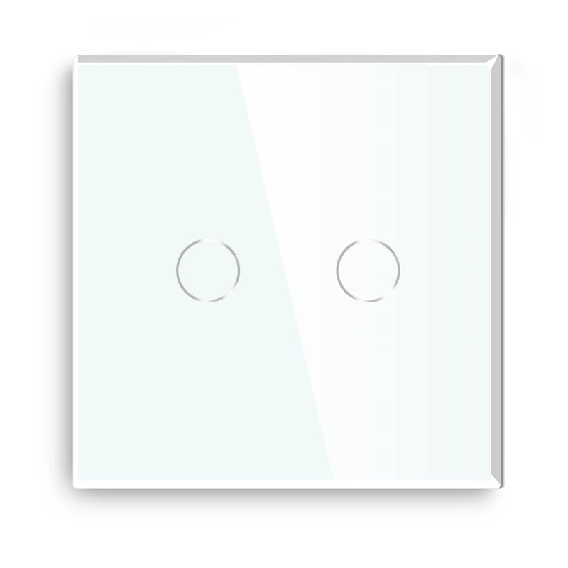 BSEED Touch Light Switch 1/2/3Gang 1Way EU Socket With Cover Glass Panel 300W Power Led Switches Waterproof USB Type-C Socket